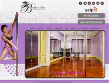 Tablet Screenshot of brooklynpoledancing.com